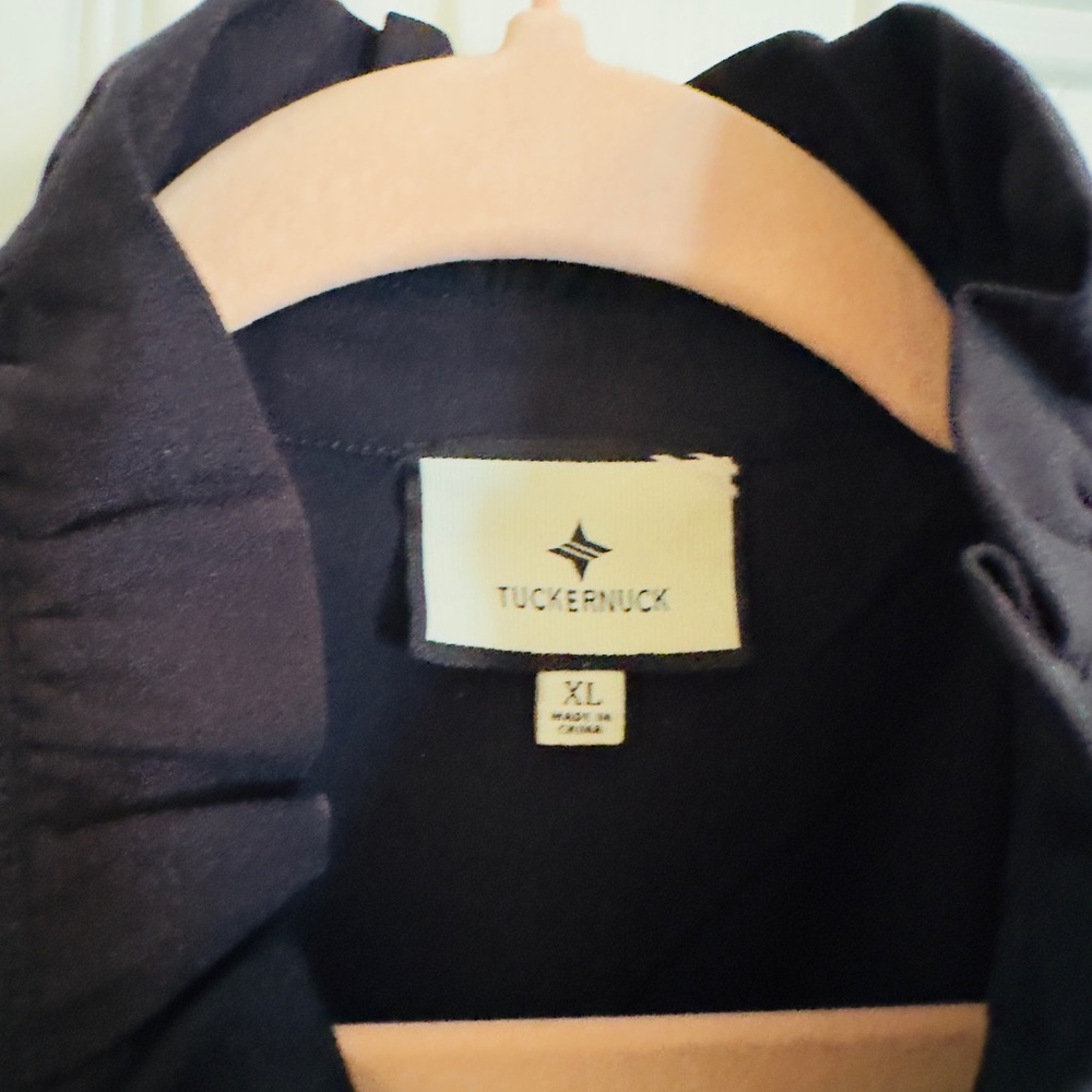 TUCKERNUCK NAVY CREPE PALMERSTON DRESS XL - Picture 7 of 8